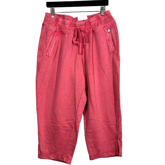 NEW! Lane Bryant Livi Activewear Sweatpants Jogger Salmon - 14/16 - Picture 1 of 3